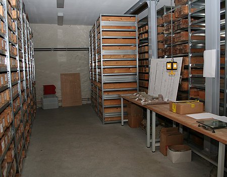 L’archivio dei campioni carotati